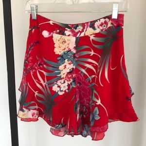 Ruffle shorts/skort- never worn!